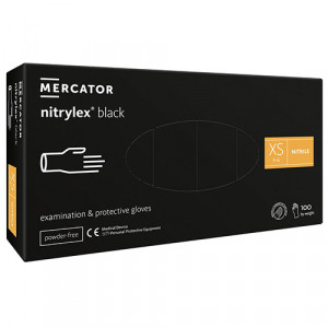 Manusi consultatie Nitrylex Black nepudrate XS