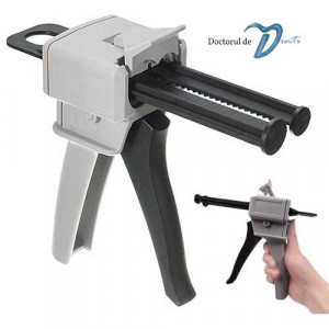 Pistol de mixare si aplicare materiale dentare 1-1 2-1