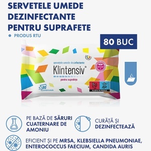 Servetele Profesionale pentru Dezinfectie Rapida 80bucspec