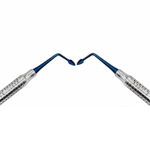 Set 2 Luxator Sindesmotom 4mm Titanium-Blue
