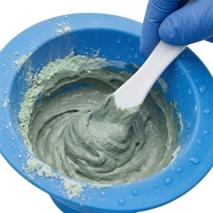 Spatula mixare alginat si ghips din plastic autoclavabil cu maner bol