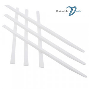 Spatula alba mixare materiale dentare lichide 50 bucati