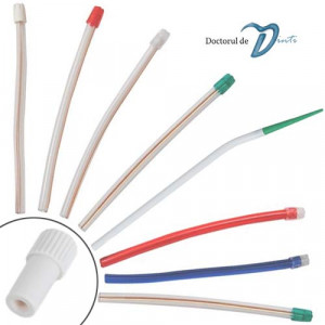 Adaptor canula pentru varfuri aspirator saliva 11 mm