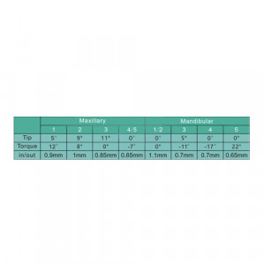 Valori Bracketi ceramica MAIA Roth 20buc