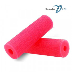 Chewie aplicare si activare retainer aligner set 2 bucati rosu