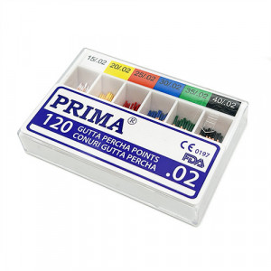 Conuri gutaperca NR 15-40 asortate 120buc PRIMA