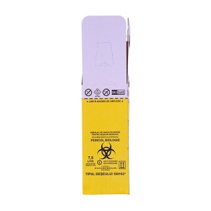 Cutie Carton Sac 7.5L Deseuri Medicale