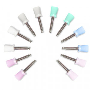 Gume lustruit si profilaxie cupe color 10 buc