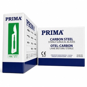 Lame bisturiu sterile din otel carbon nr 15C set 100 bucati