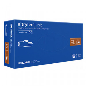 Manusi Nitrylex Basic nepudrate XL Mercator
