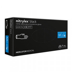 Manusi Nitrylex Black nepudrate M - Img 2