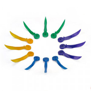 Pene interdentare plastic cu inel set 100 bucati