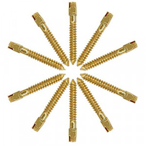 Pivoti endodontici auriti set 10 bucati lungime de 12 mm