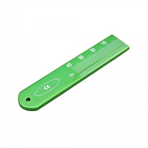Rigla endodontica metal color gradata 40mm B010B