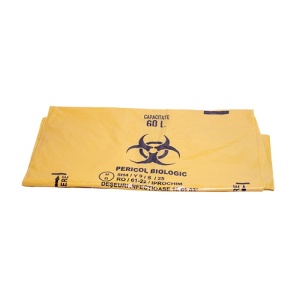 Saci Deseuri Biohazard Pericol Biologic Cap 60L