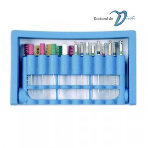 Stand din plastic autoclavabil pentru 18 ace endodontice ED08