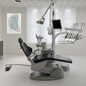 Tablou decorativ cabinet molar desen liniar 45X60cm Y015