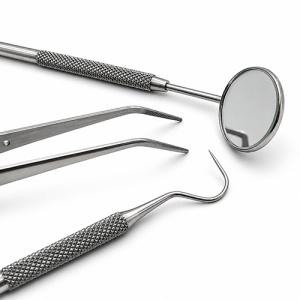 Trusa de consultatie stomatologie otel inox 3 piese