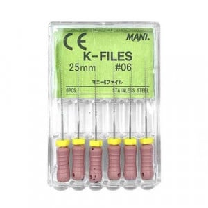Ace endodontice Kerr files 06 25mm MANI