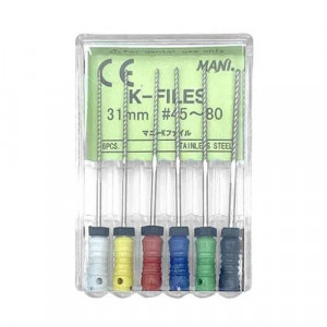 Ace endodontice Kerr files asortate 45-80 31mm MANI