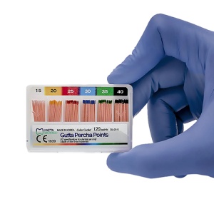 Conuri Din Gutaperca .02 Nr 15-40 ASS 120Buc Meta Biomed