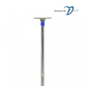Freza diamantata piesa dreapta 818100 inel albastru pentru laborator