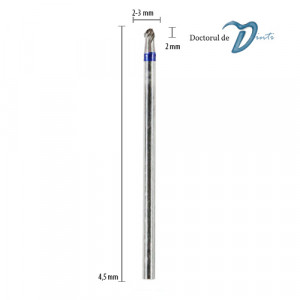 Dimensiuni freza extradura tungsten carbid piesa dreapta D 2-3 2
