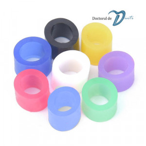 Inele silicon color codare instrumente dentare BS08 8 culori
