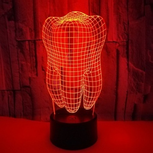 Lampa dinte 3D color TL-002