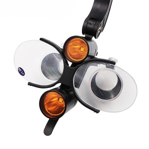 Lupe Dentare 3.5x cu Lampa Frontala LED si Lentila 1.5x - Img 6