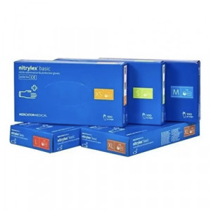Manusi examinare Nitrylex Basic nepudrate XL Mercator