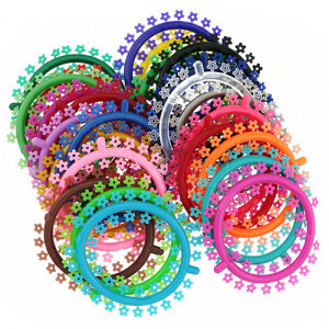 Module elastice color mixt fashion Flower 1000buc