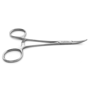 Pensa Hemostatica Halsted-Mosquito Varf Curba 12.5cm