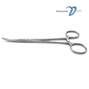 Pensa hemostatica Pean curba 16cm Medicina Dentara