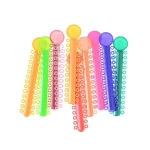 SALE - Module elastice color 1040 ligaturi 40 sticks ALBASTRU - Img 3