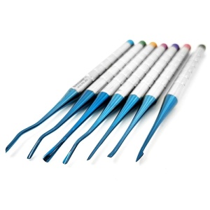Set 7 Elevatoare Luxatoare PDL Varf Titanium Blue 