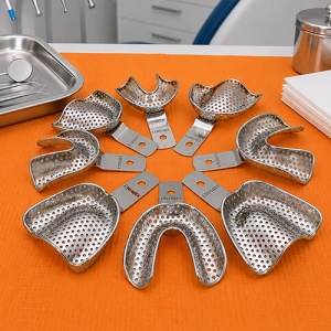 Set 8 Linguri Amprenta Edentati Total Perforate - Img 2