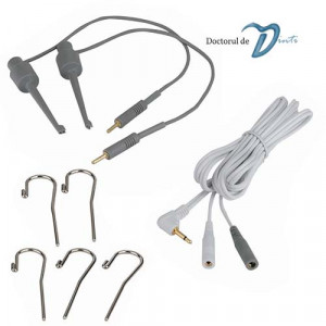 Set accesorii apex locator carlige port ace cablu cu mufa jack