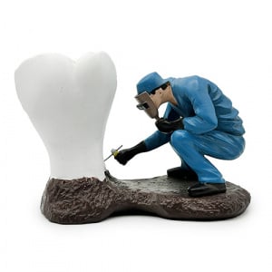Statueta sudare coroana dentara in lucru DE900-5