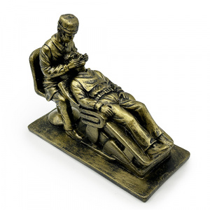 Statueta stomatolog si pacient bronz DE900
