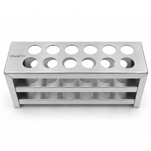 Suport Inox Eprubete PRF Cu 12 Orificii