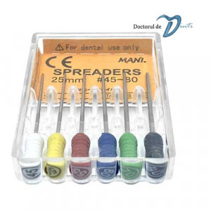 Ace endo Spreader asortate 45-80 25 mm MANI