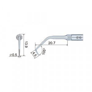 Dimensiuni ansa endodontie EMS Woodpecker E10