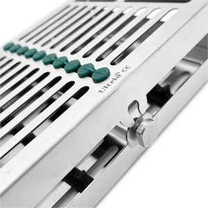 Caseta Sterilizare Cu Suport Silicon Cu 10 Sloturi