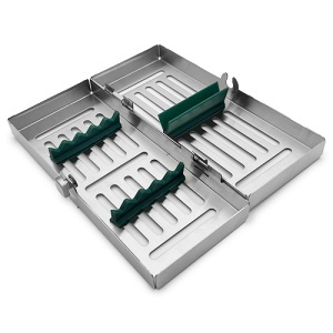 Caseta Sterilizare Instrumentar Cu Suport Silicon 5 Sloturi