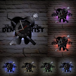 Ceas de perete pentru cabinet stomatologic LED CLK4