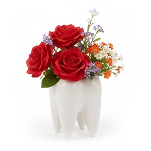 Ghiveci Decorativ Mini Alb Ceramica