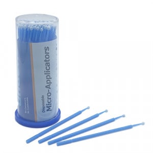 Micro aplicatoare dentare L set 100 bucati