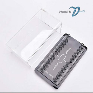 Organizator ortodontie pentru arcuri rectangulare cu capac detasabil