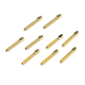 Pivoti endodontici auriti set 10 buc lungime 12 mm